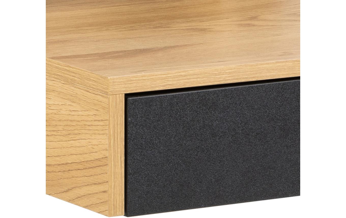 AC Design Tisch Reece, Wildeiche / Schwarz