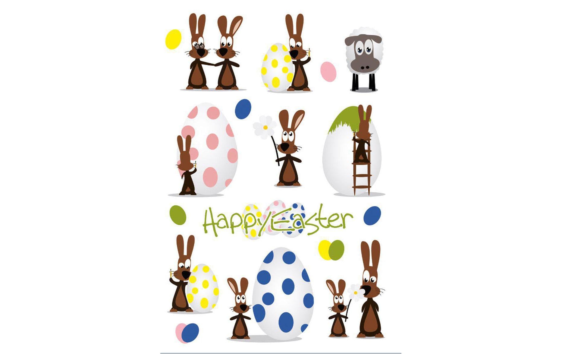 Herma Stickers Sticker Ostern Hasenparty