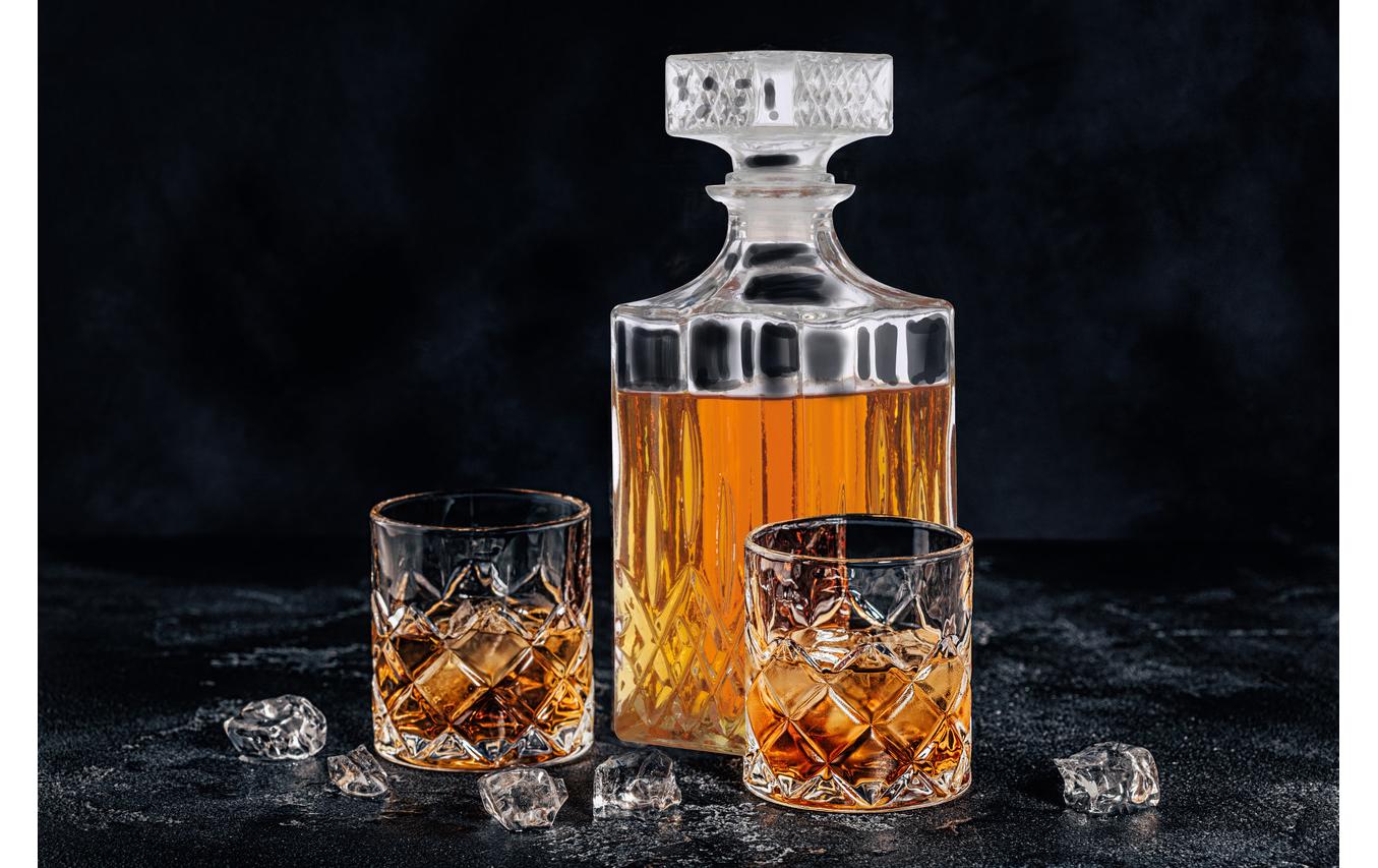 alpina Whiskey Flasche 800 ml, 1 Stück, Transparent