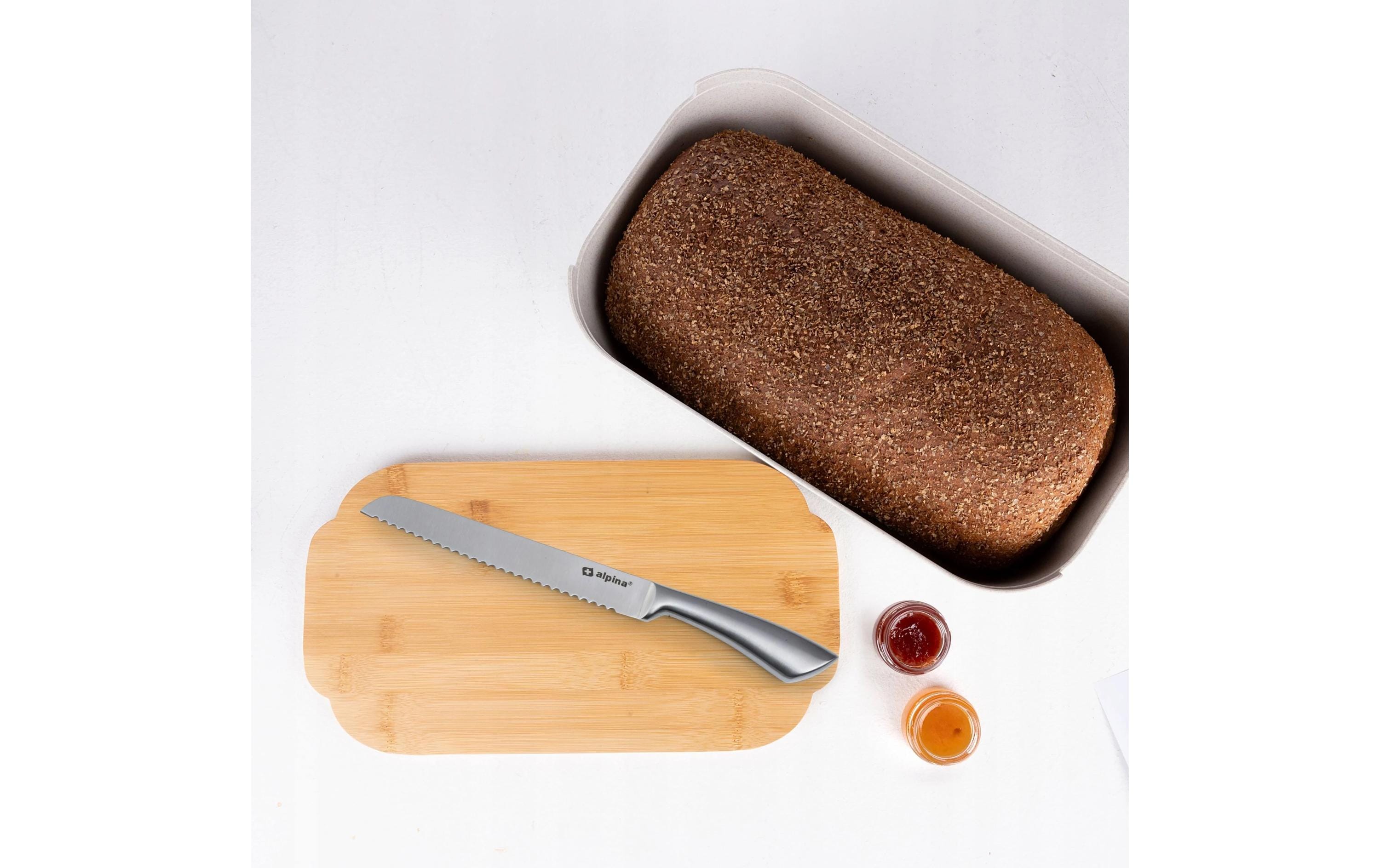 ALPINA Brotkasten Grau/Nature