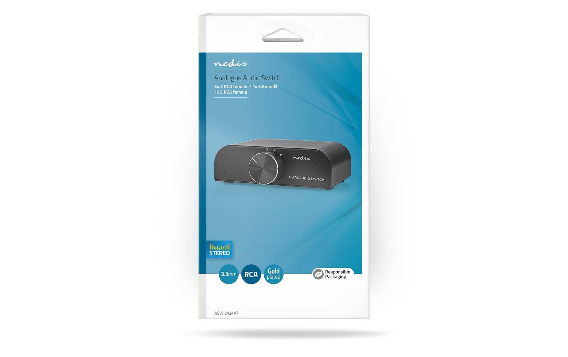 CE Audio-Umschaltpult 4-fach