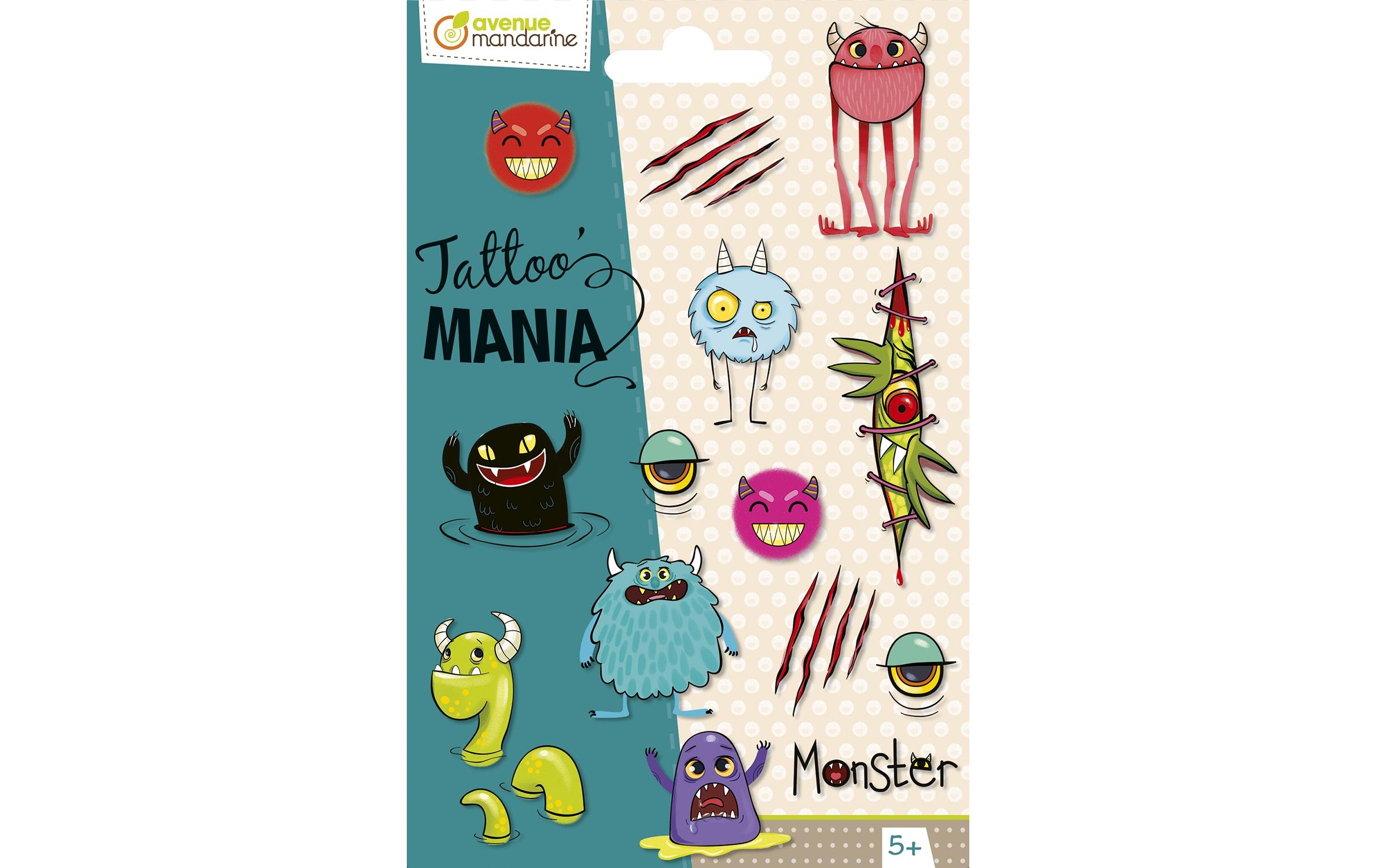 Avenue Mandarine Tattoo Set Tattoo Mania Monster Avenue Mandarine Tattoo Set Tattoo Mania Monster