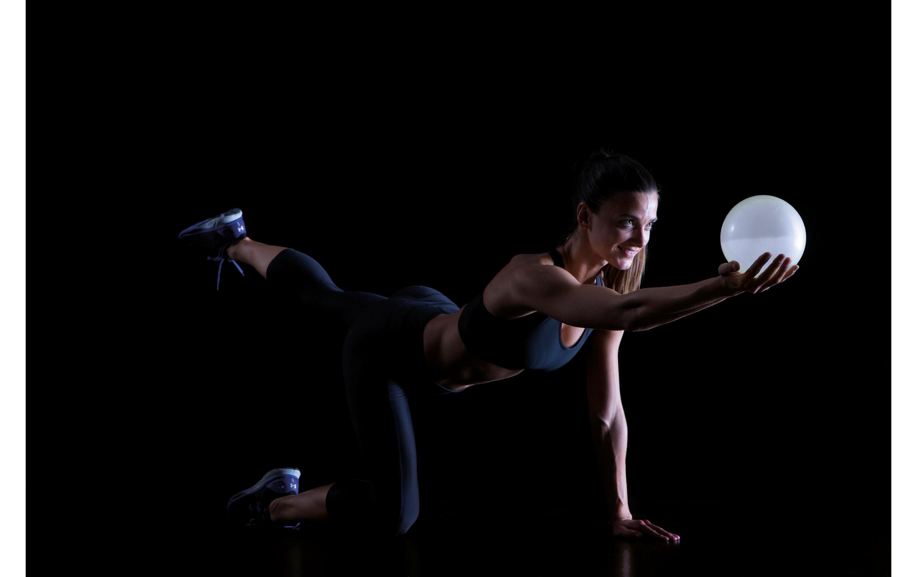 Reaxing Medizinball FLUI Bronze, 28 cm, 8 kg