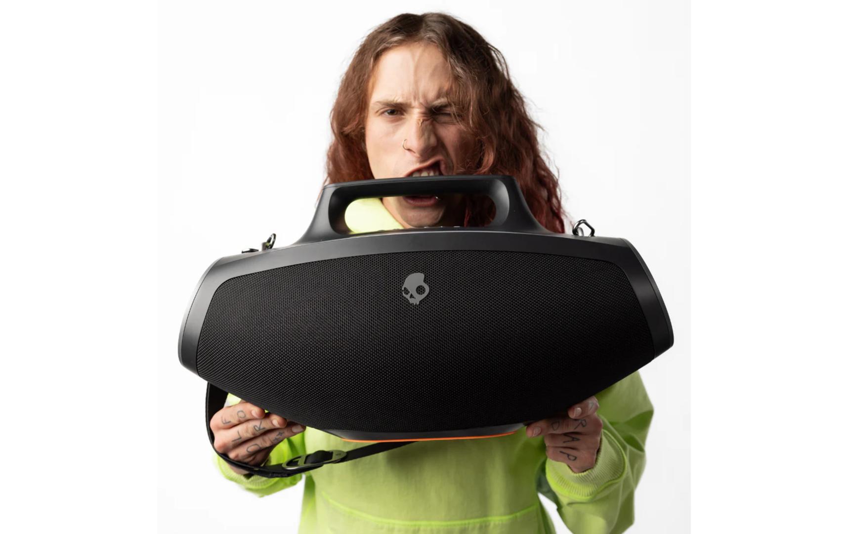 Skullcandy Bluetooth Speaker Barrel Boombox Schwarz