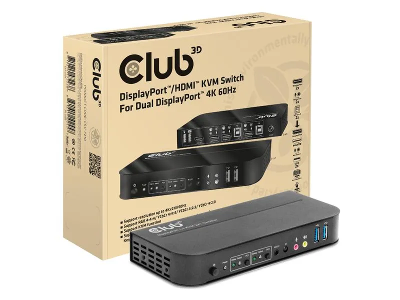Club 3D KVM Switch CSV-7210