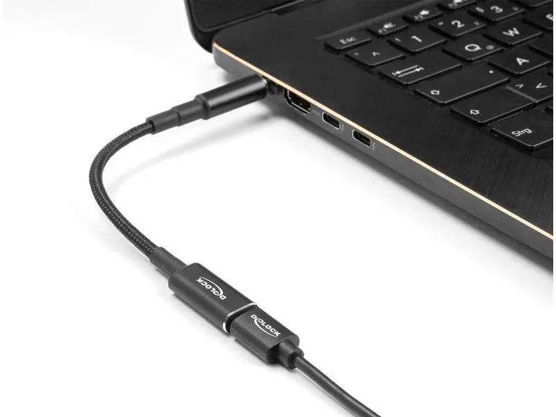 Delock Ladekabel USB-C zu Acer 5.5 x 1.7 mm 90° gewinkelt, 15 cm Delock Ladekabel USB-C zu Acer 5.5 x 1.7 mm 90° gewinkelt, 15 cm