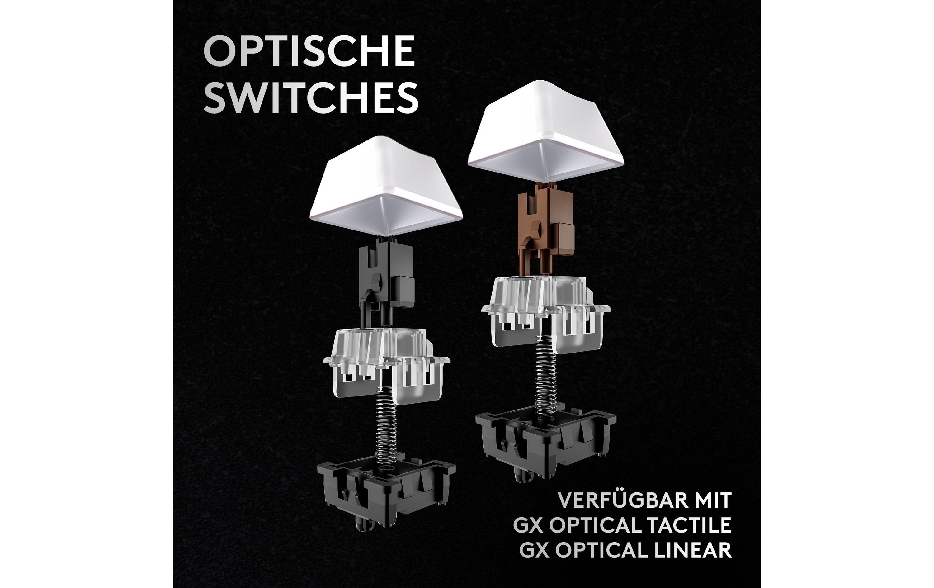 Logitech Gaming-Tastatur Pro X 60 Lightspeed White