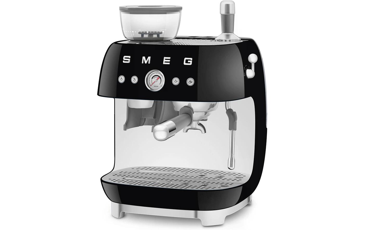 SMEG Siebträgermaschine 50's Style EGF03BLEU Schwarz SMEG Siebträgermaschine 50's Style EGF03BLEU Schwarz