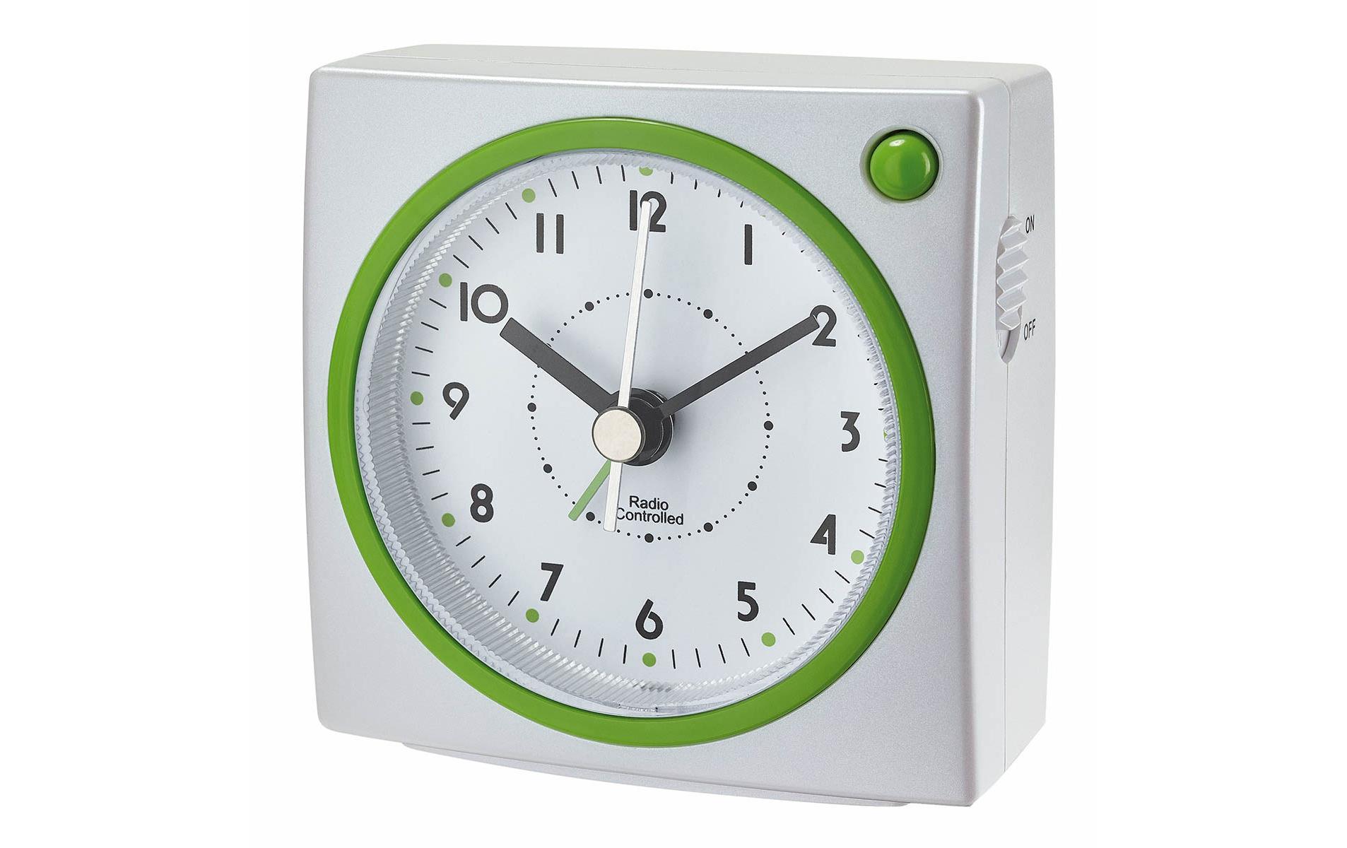 TFA Dostmann Funkwecker Weiss/Grün