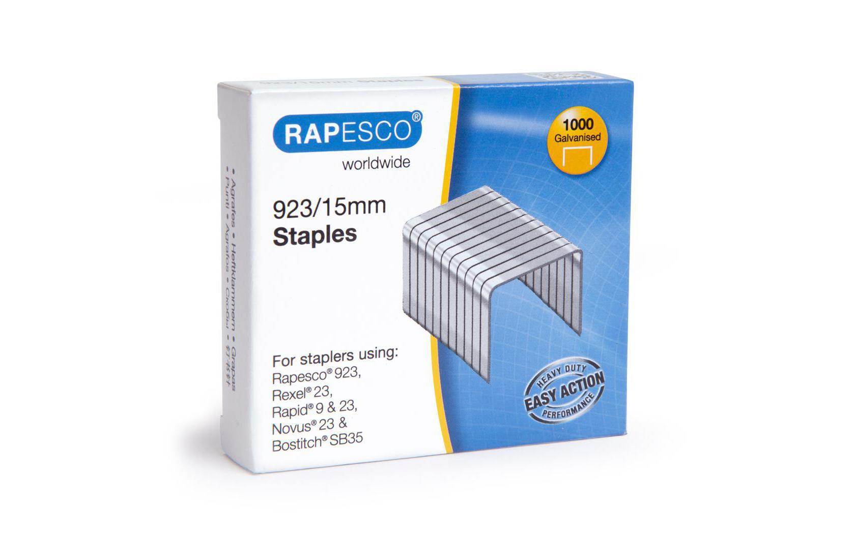 Rapesco Heftklammer 923/15 mm 1000 Stück