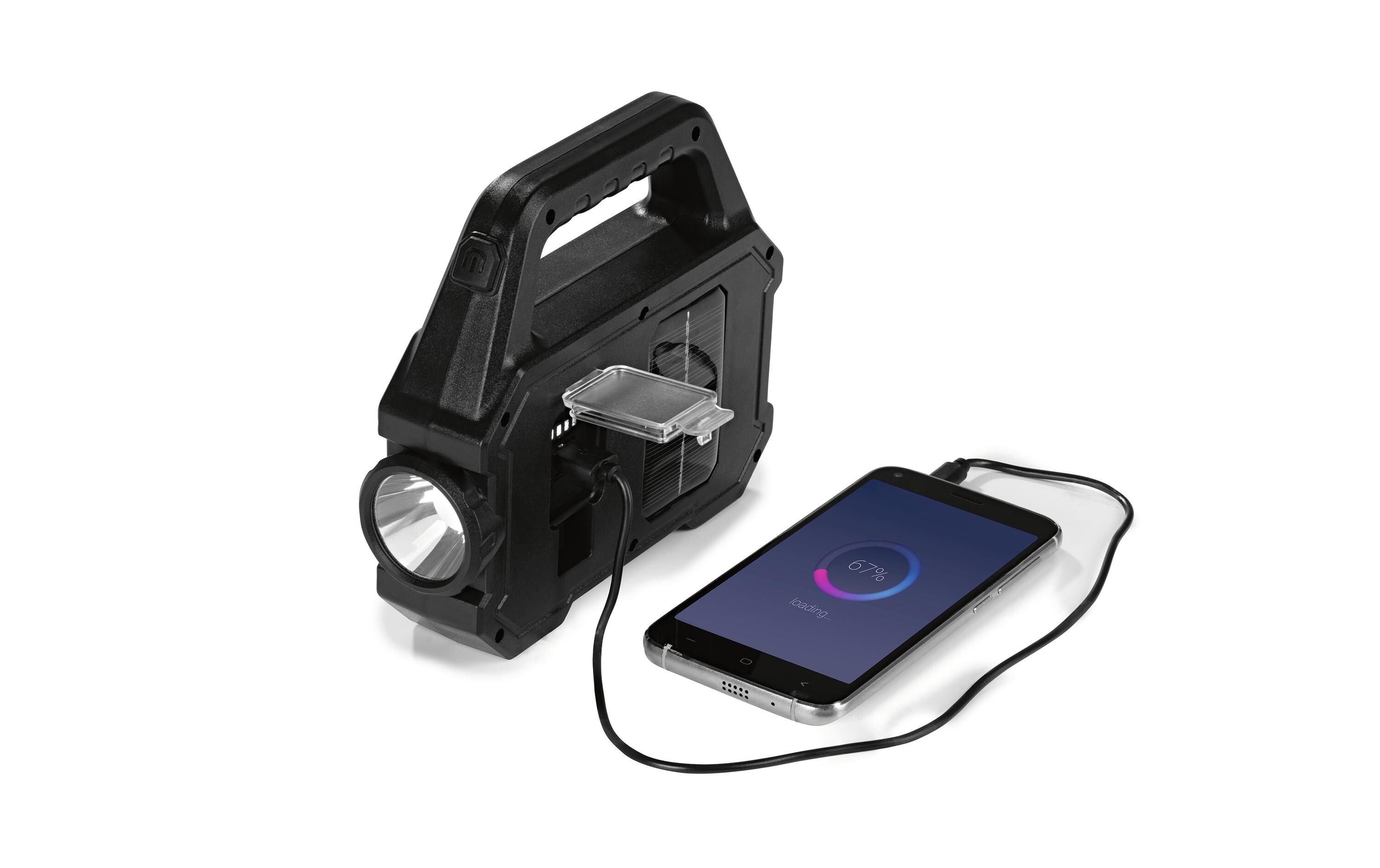 EASYmaxx Arbeitsleuchte Solar-Leuchte 3.7 V