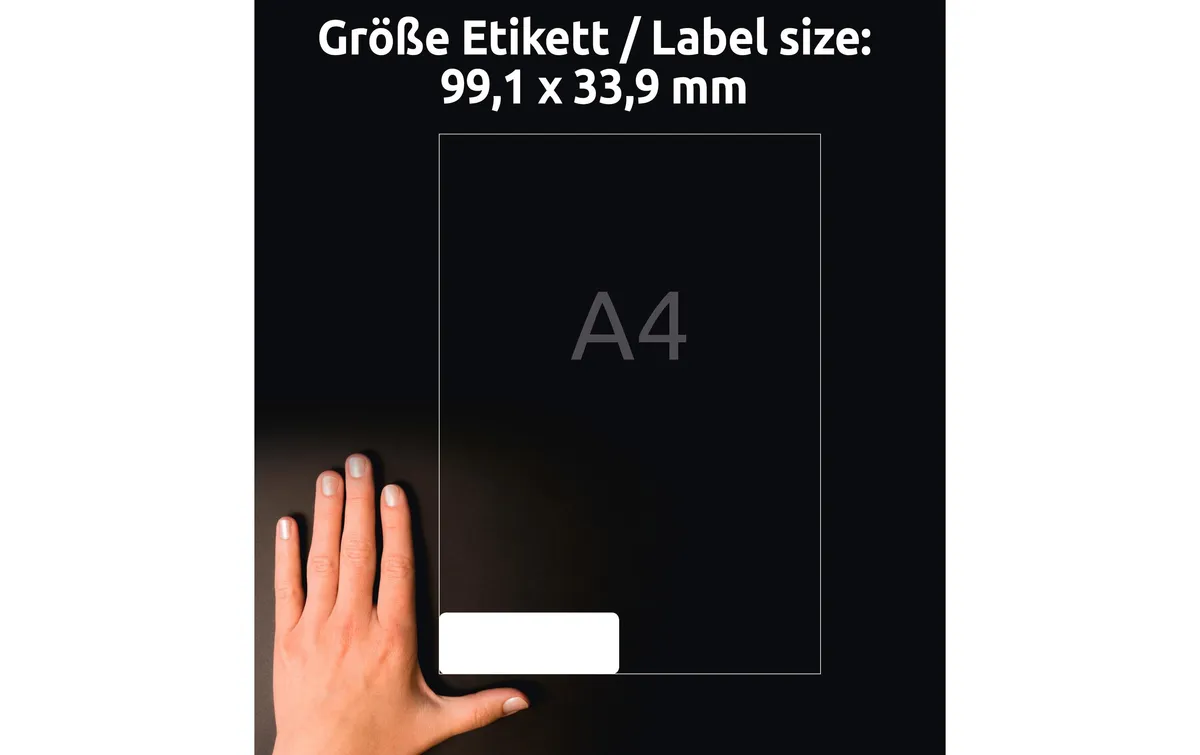 Avery Zweckform Adressetiketten L7162-100 99.1 x 33.9 mm Avery Zweckform Adressetiketten L7162-100 99.1 x 33.9 mm