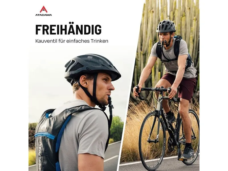 Atacama Atacama Backpack mit Trinkblase rot Atacama Atacama Backpack mit Trinkblase rot
