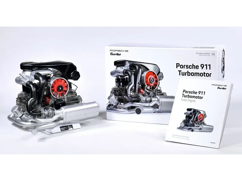 Franzis Bausatz Porsche 911 Turbomotor 1:3, Deutsch/Englisch Franzis Bausatz Porsche 911 Turbomotor 1:3, Deutsch/Englisch