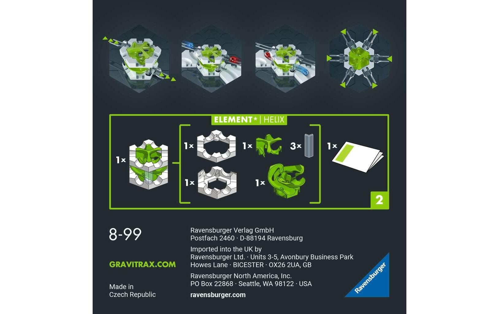 Ravensburger Kugelbahn Zubehör GraviTrax Pro Element Helix