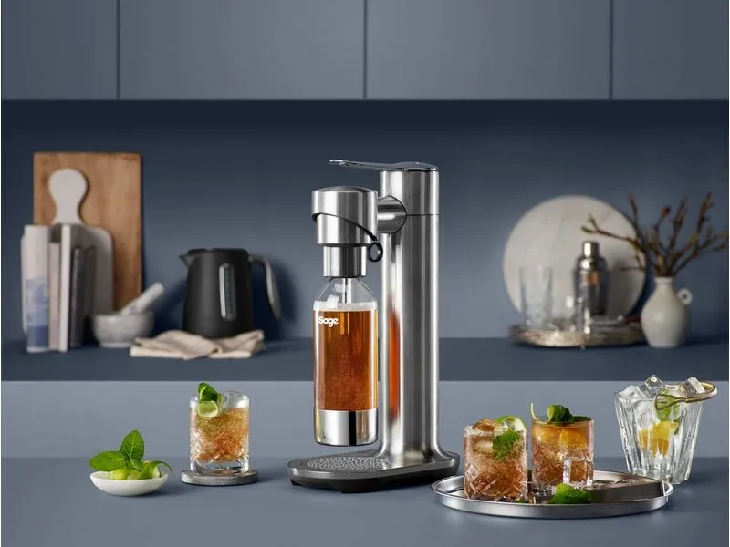 Sage Wassersprudler the InFizz Fusion Brushed Stainless Steal