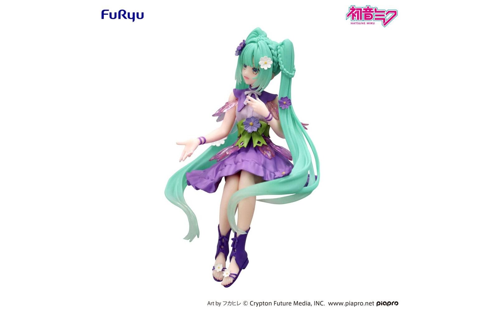 FuRyuu Figur Noodle Stopper Hatsune Miku Flower Fairy Cosmos Purple FuRyuu Figur Noodle Stopper Hatsune Miku Flower Fairy Cosmos Purple