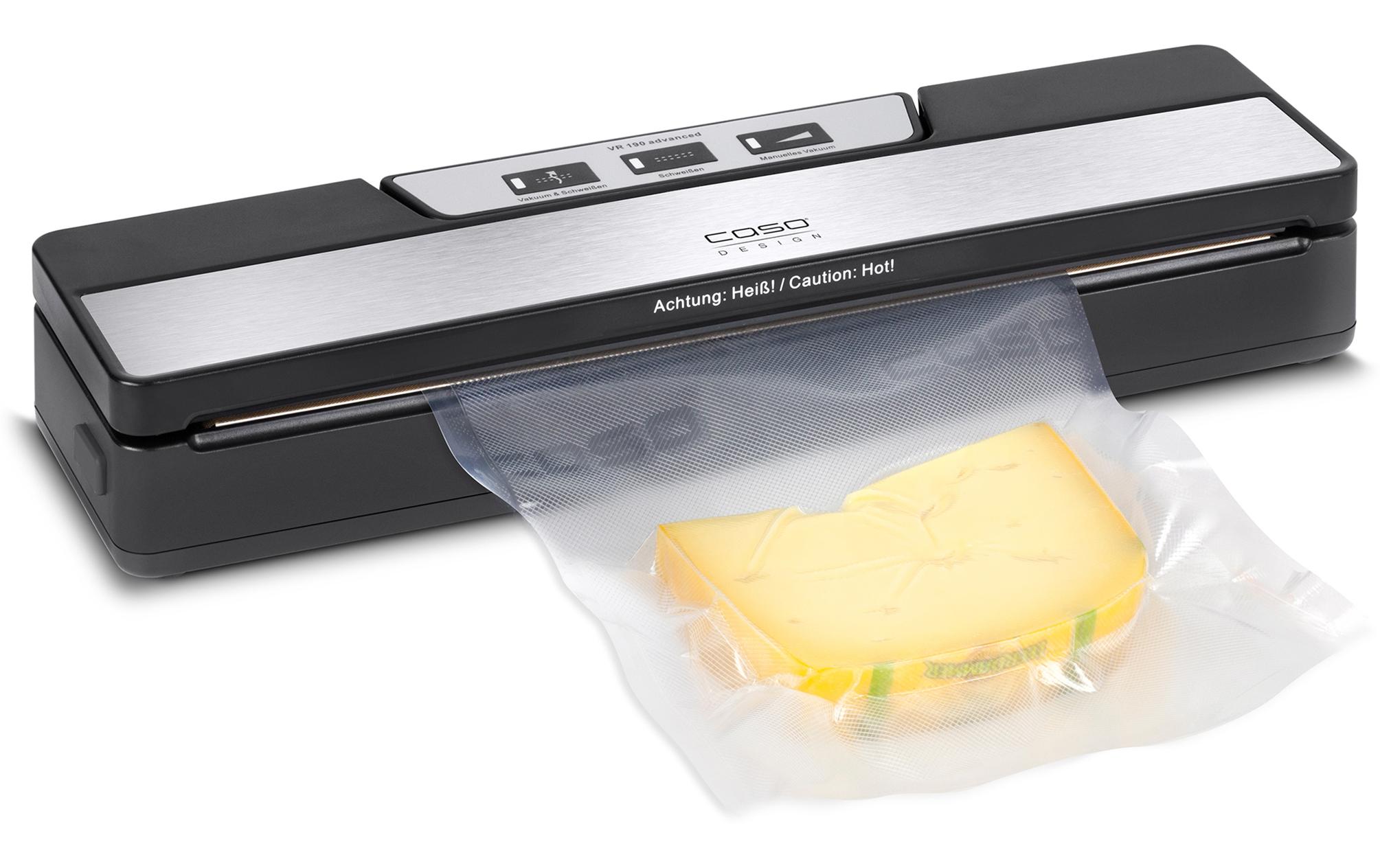 Caso Vakuumiergerät VR 190 Schwarz/Silber Caso Vakuumiergerät VR 190 Schwarz/Silber