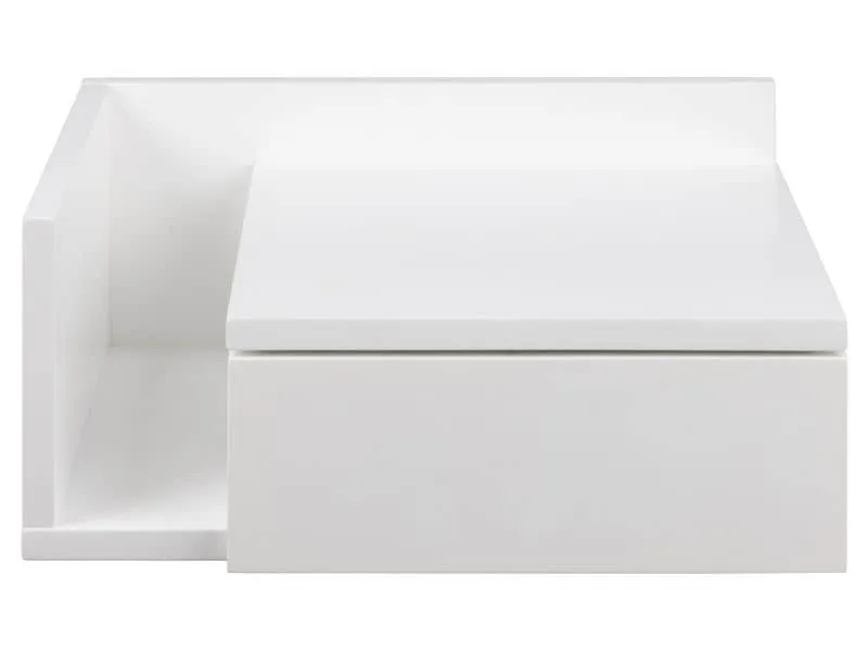 AC Design Nachttisch Ashlan 40 cm x 16.5 cm, Weiss glanz AC Design Nachttisch Ashlan 40 cm x 16.5 cm, Weiss glanz