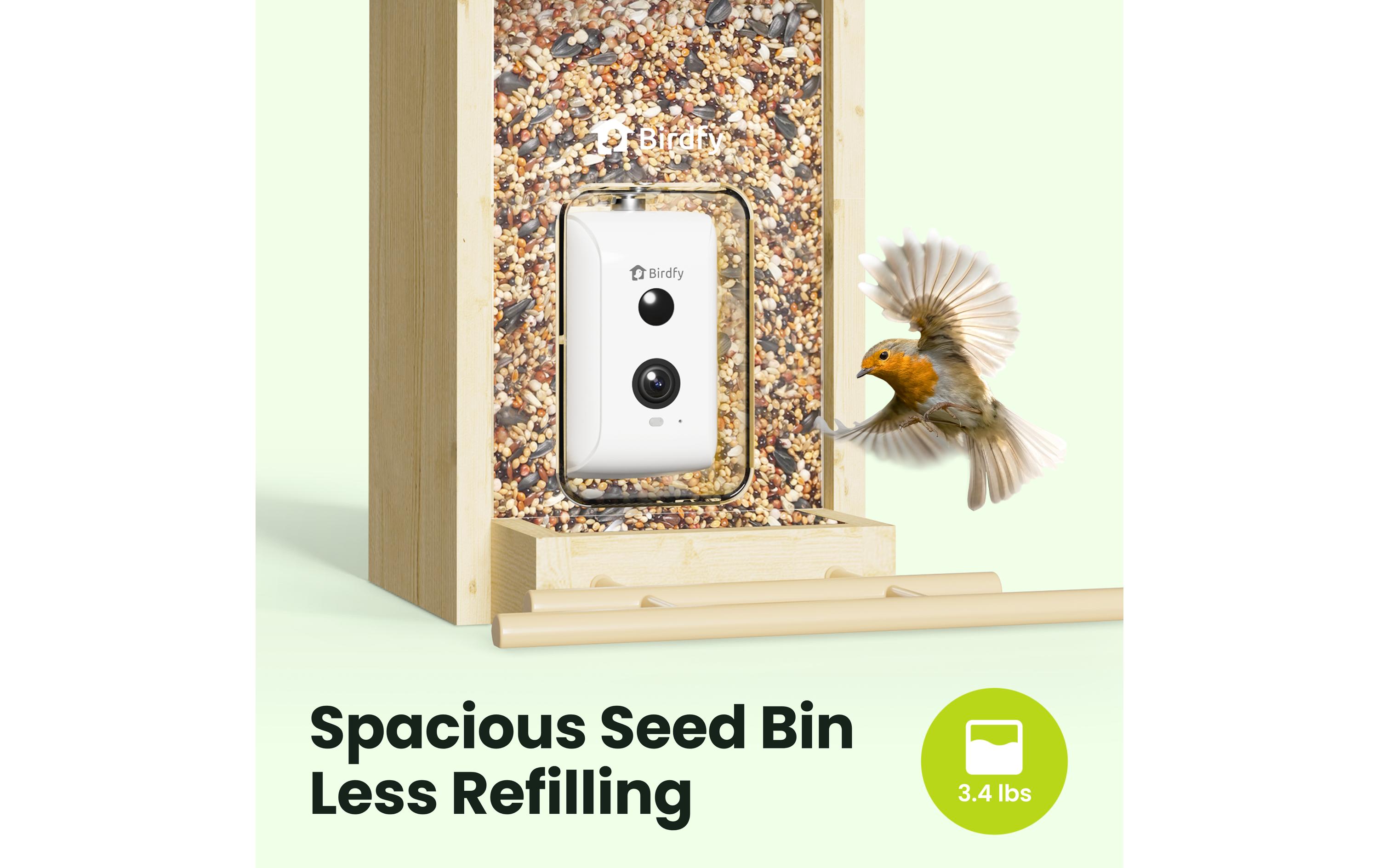 Birdfy FSC Vogelfutterhaus mit AI-Kamera