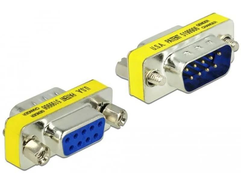Delock Portschutzadapter DB9 RS-232 m - f Delock Portschutzadapter DB9 RS-232 m - f