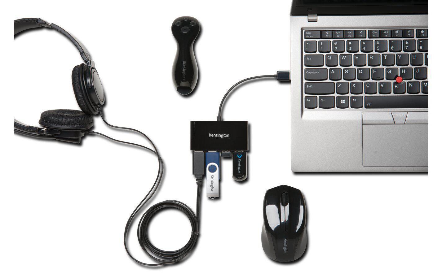 Kensington USB-Hub 4-Port USB 2.0