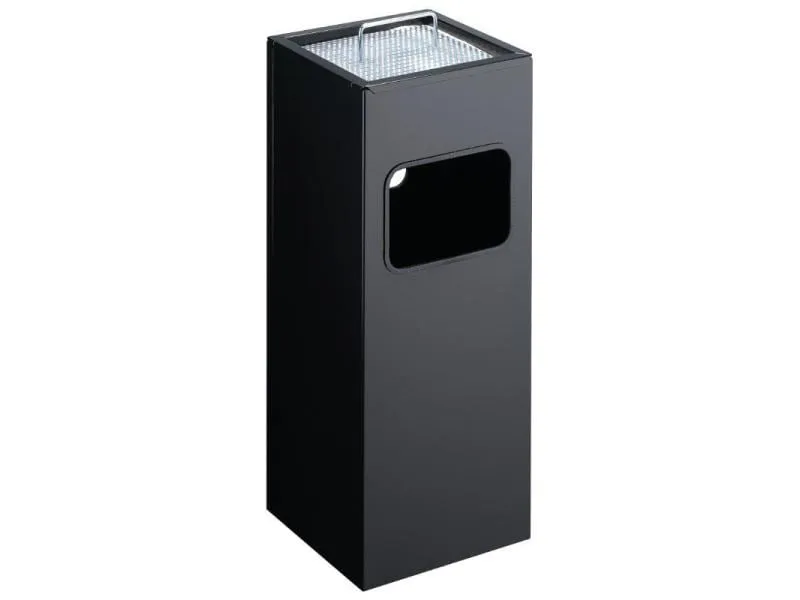 DURABLE Abfalleimer mit Ascher 17 l, Schwarz DURABLE Abfalleimer mit Ascher 17 l, Schwarz