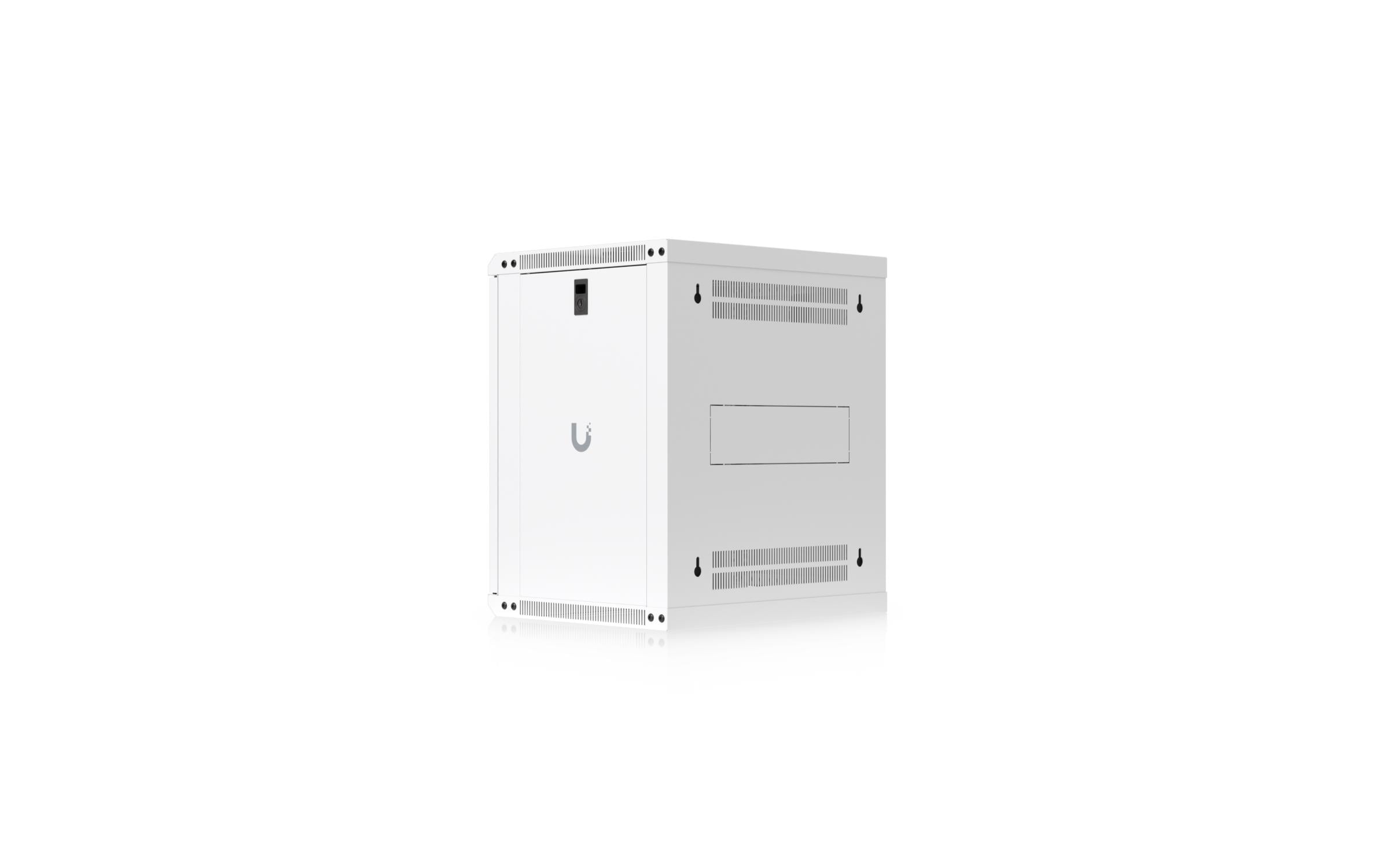 Ubiquiti Wandschrank 12U Rack 19 / 12HE / Weiss, Glastür