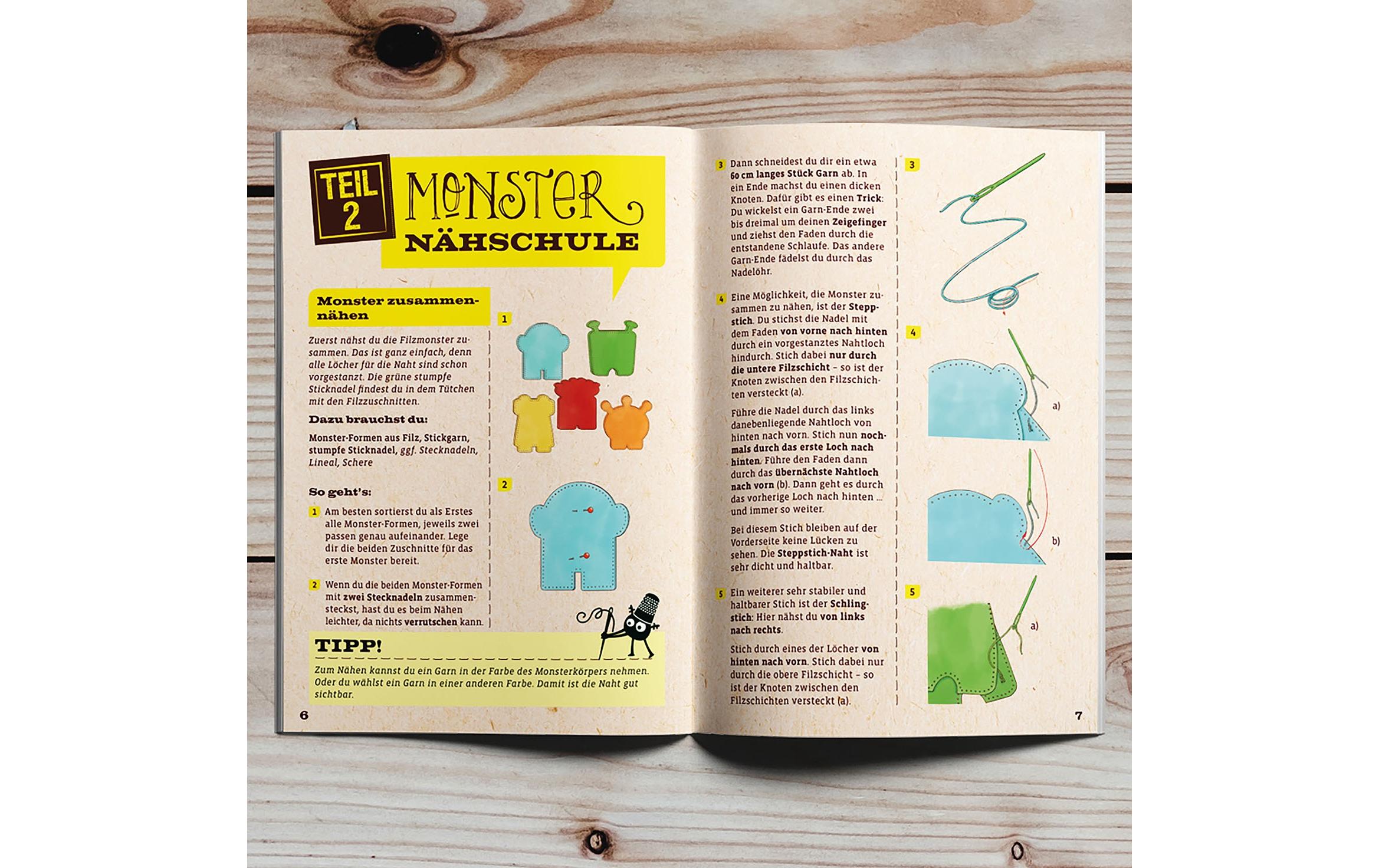 Kosmos Bastelbox Mein erstes Nähset