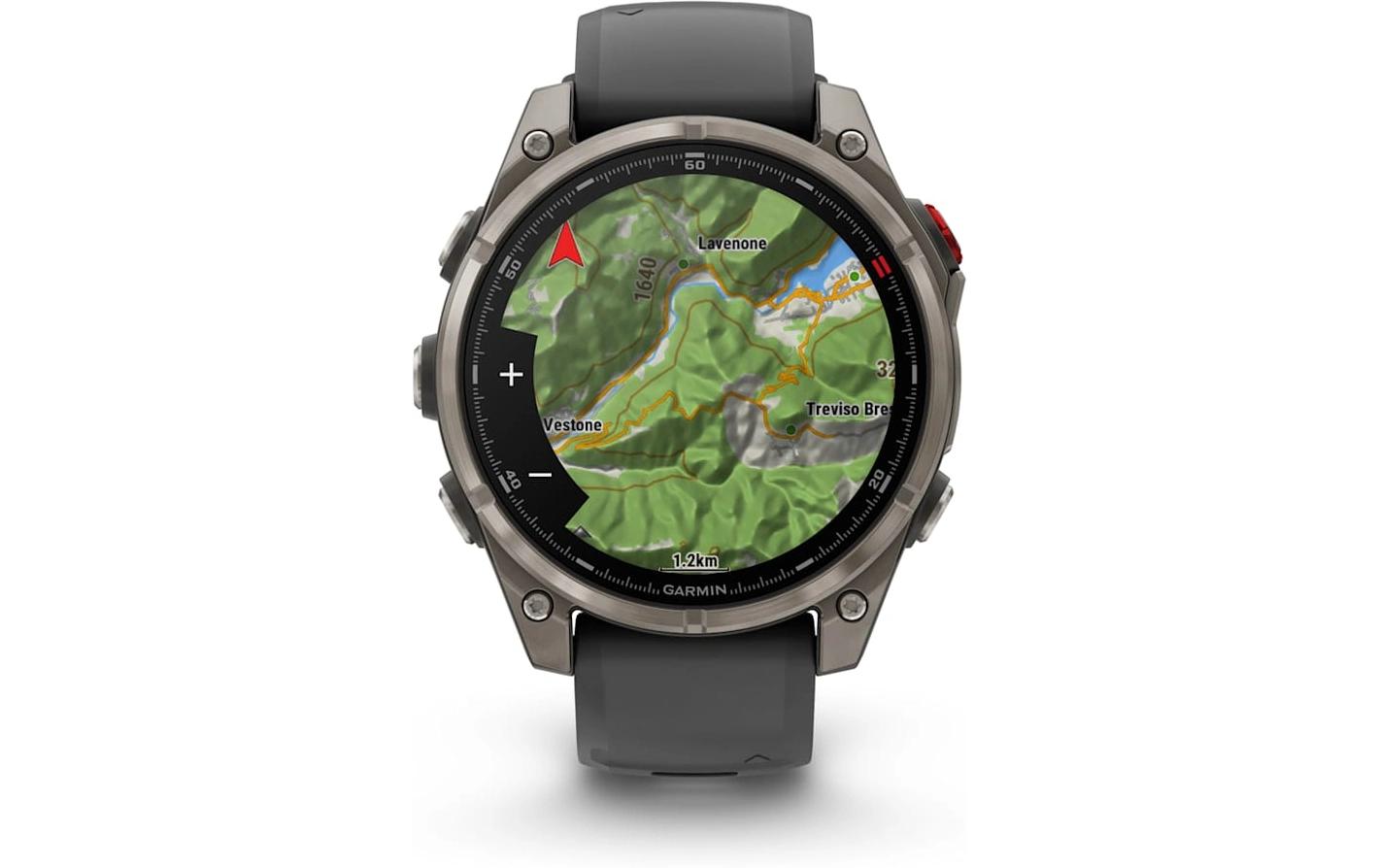 GARMIN GPS-Sportuhr fēnix 8 Pro – AMOLED Graphite/Schwarz