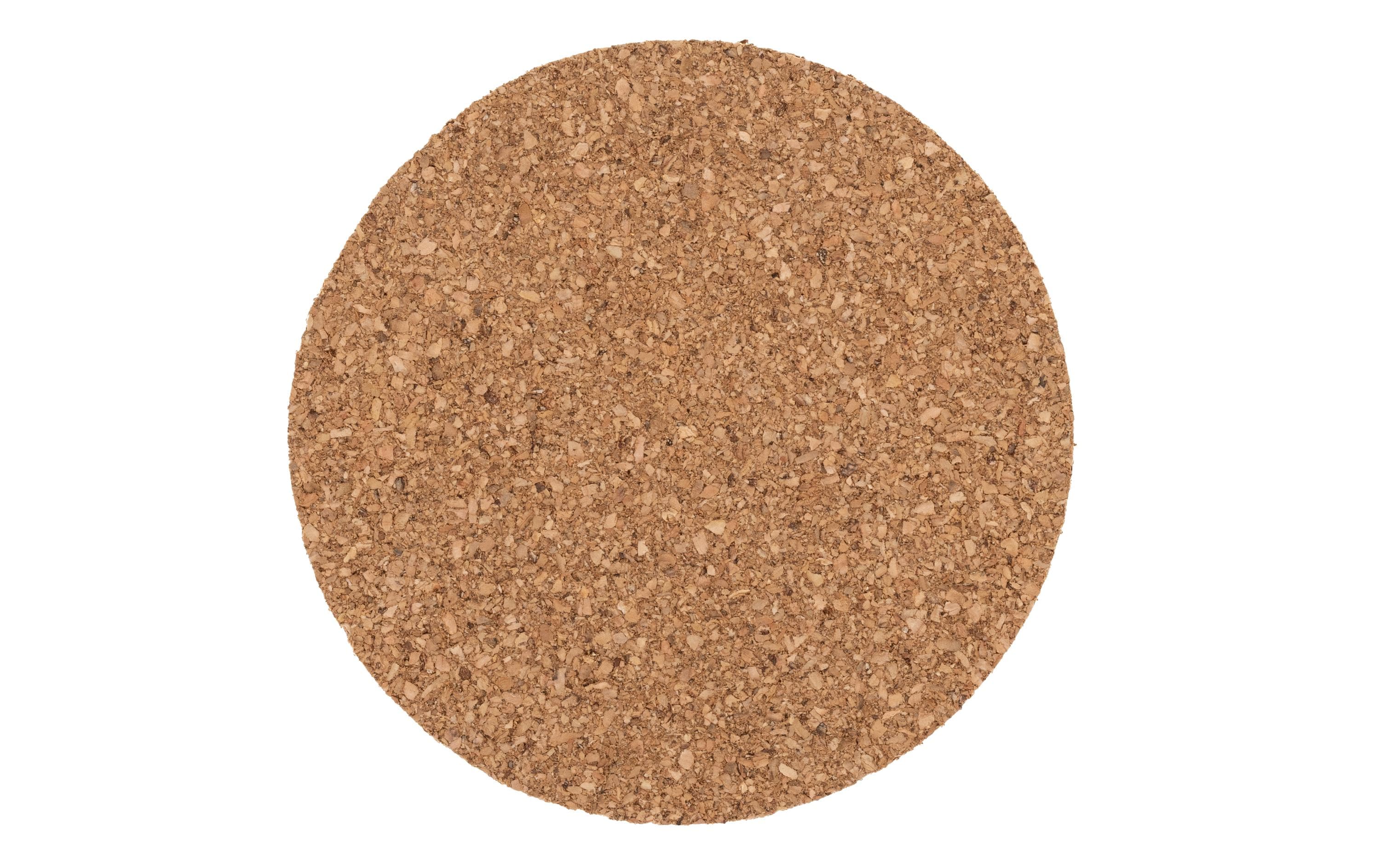 FURBER Glasuntersetzer Kork, 6 Stück, Ø 10 cm