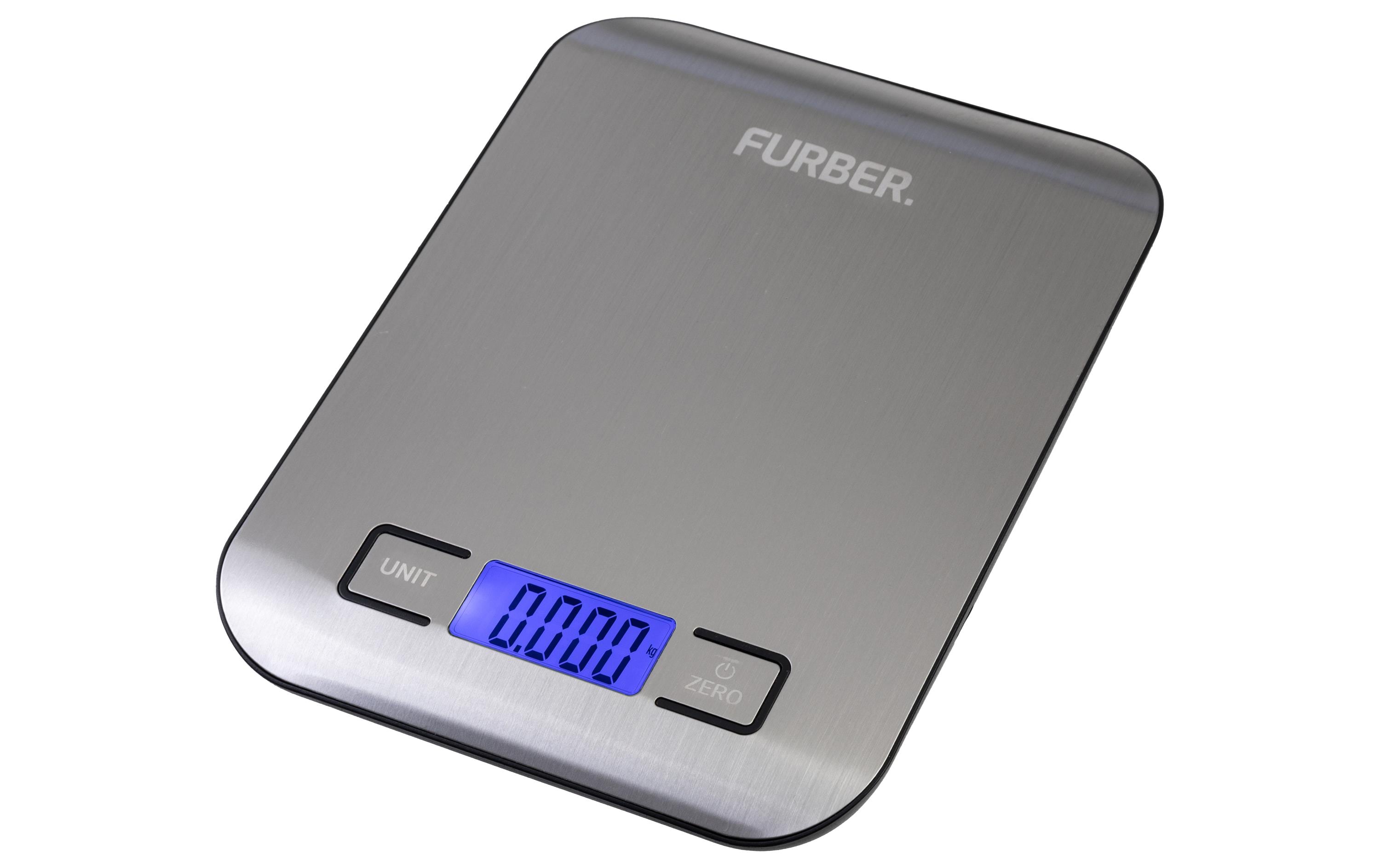 FURBER Küchenwaage USB Silber