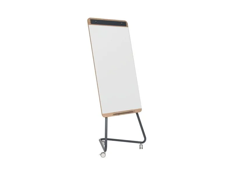 Bi-Office Mobiles Whiteboard ACE Mobile 70 cm x 185 cm, Weiss