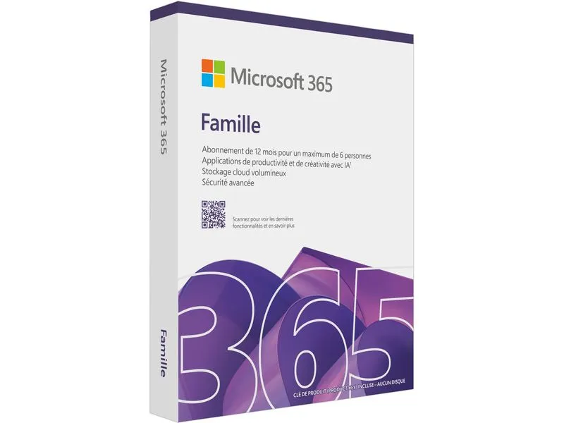 Microsoft 365 Family Box, 6 User, Französisch Microsoft 365 Family Box, 6 User, Französisch