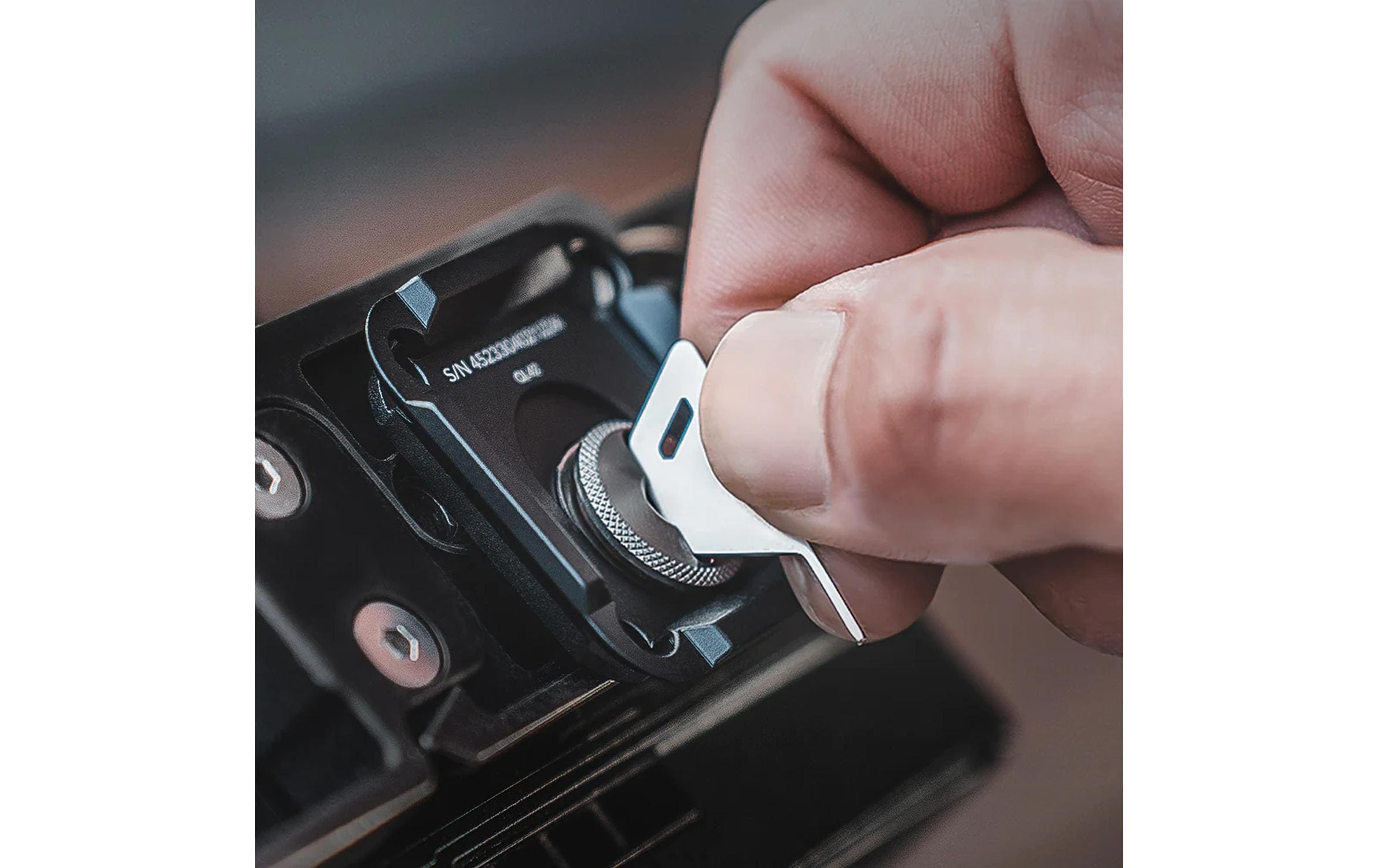 PGYTECH High-speed Card Reader Case CreateMate Typ A - Schwarz