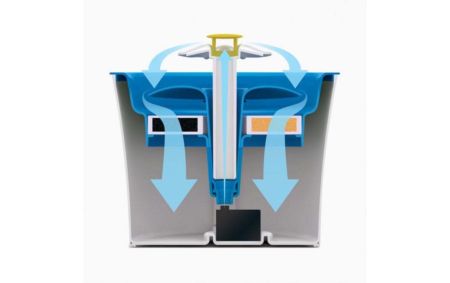 Catit Wasserautomat LED Flower Trinkbrunnen, 3 l