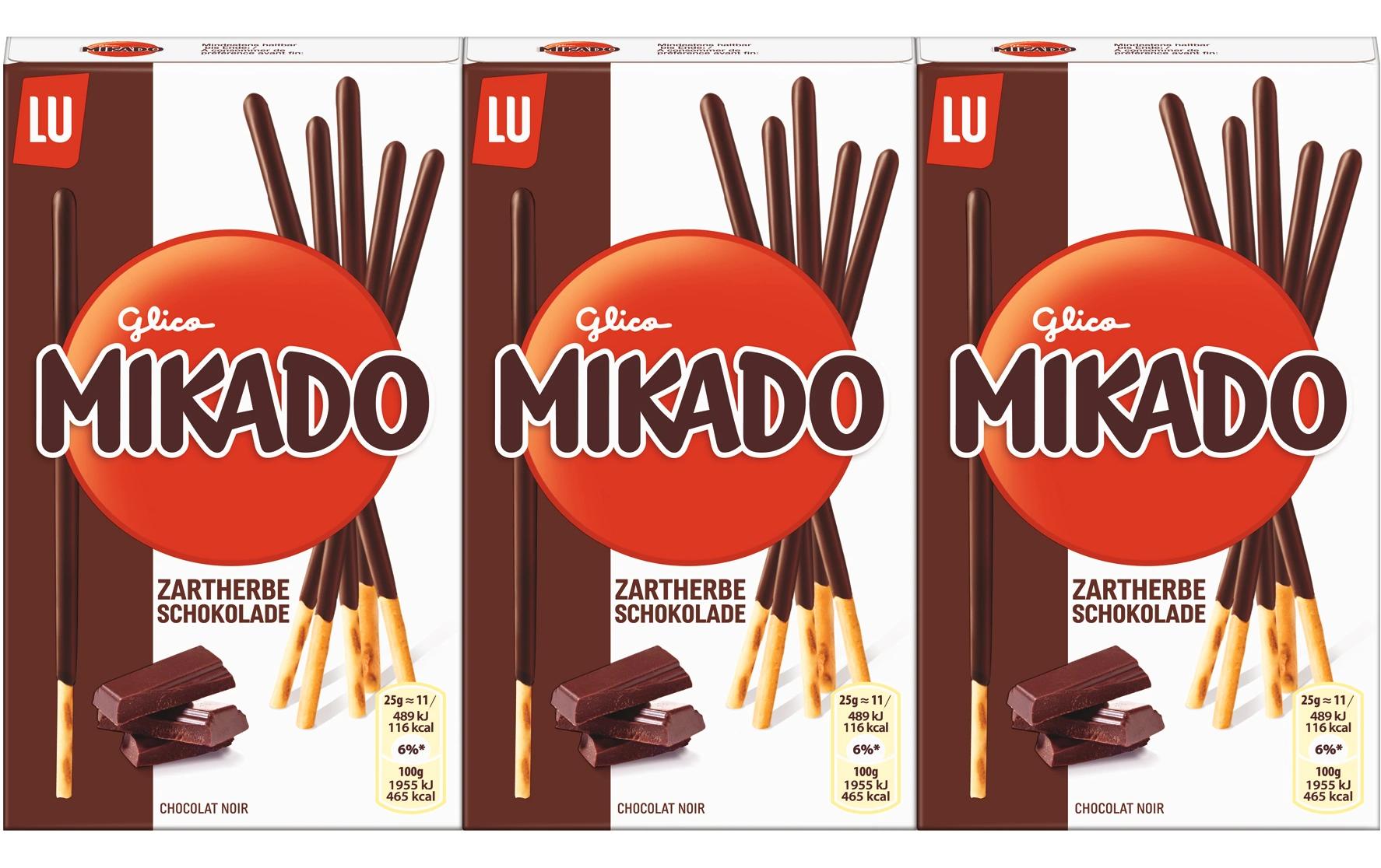 LU Mikado Dunkle Schokolade 3 x 75 g