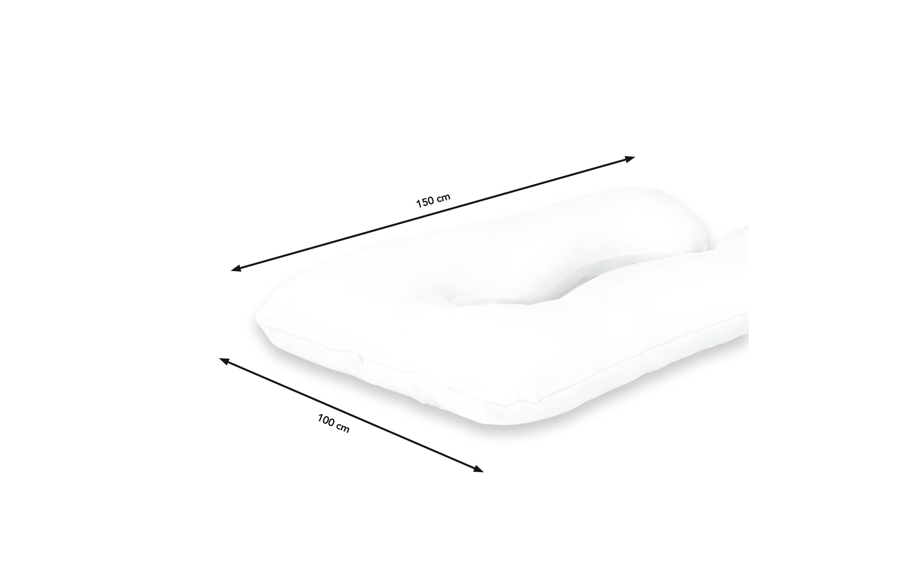 MAXXmee Schlafkissen Komfort 150 x 100 cm