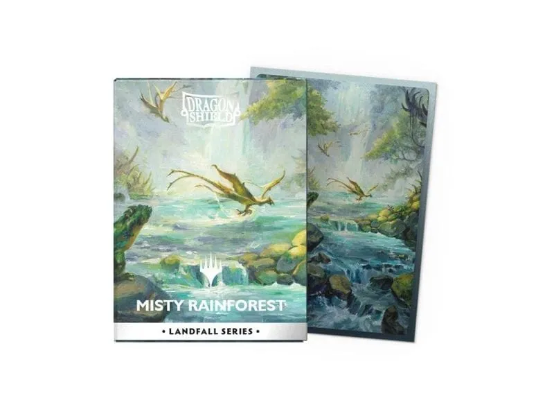 Dragon Shield Kartenhülle Dual Matte MTG Misty Rainforest, 63 x 88 mm Dragon Shield Kartenhülle Dual Matte MTG Misty Rainforest, 63 x 88 mm