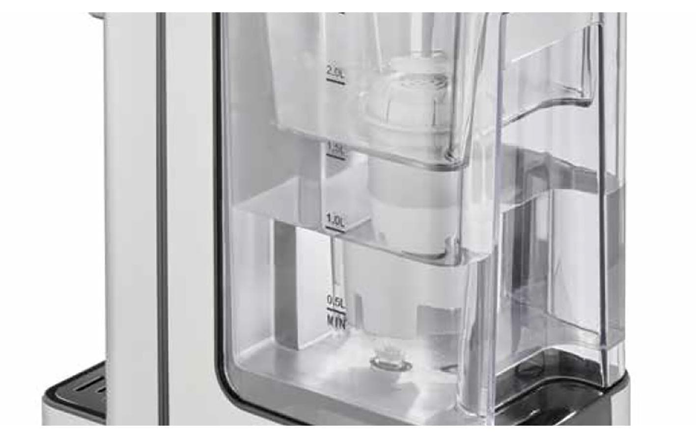 Caso Turbo Heisswasserspender HW660 2.7 l, Hellgrau/Schwarz