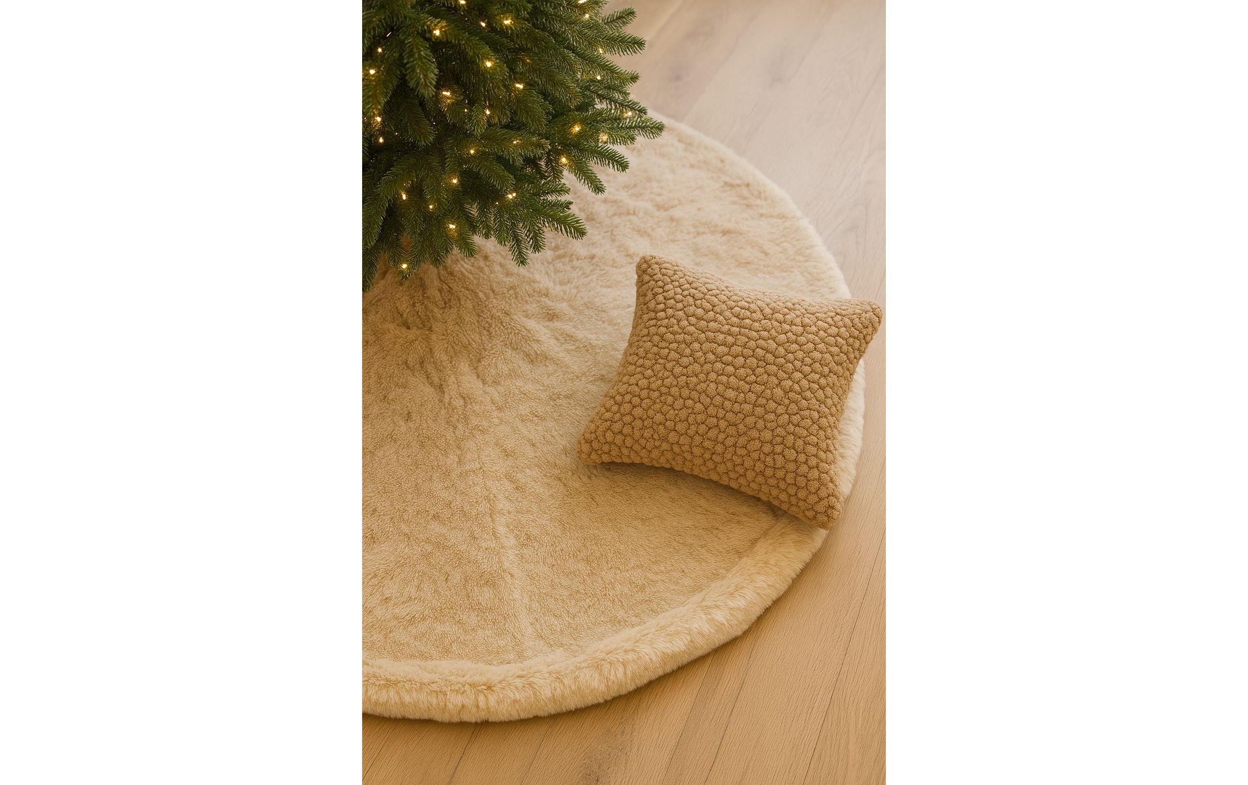 Conceptum Hypnose Weihnachtsbaumteppich Crème