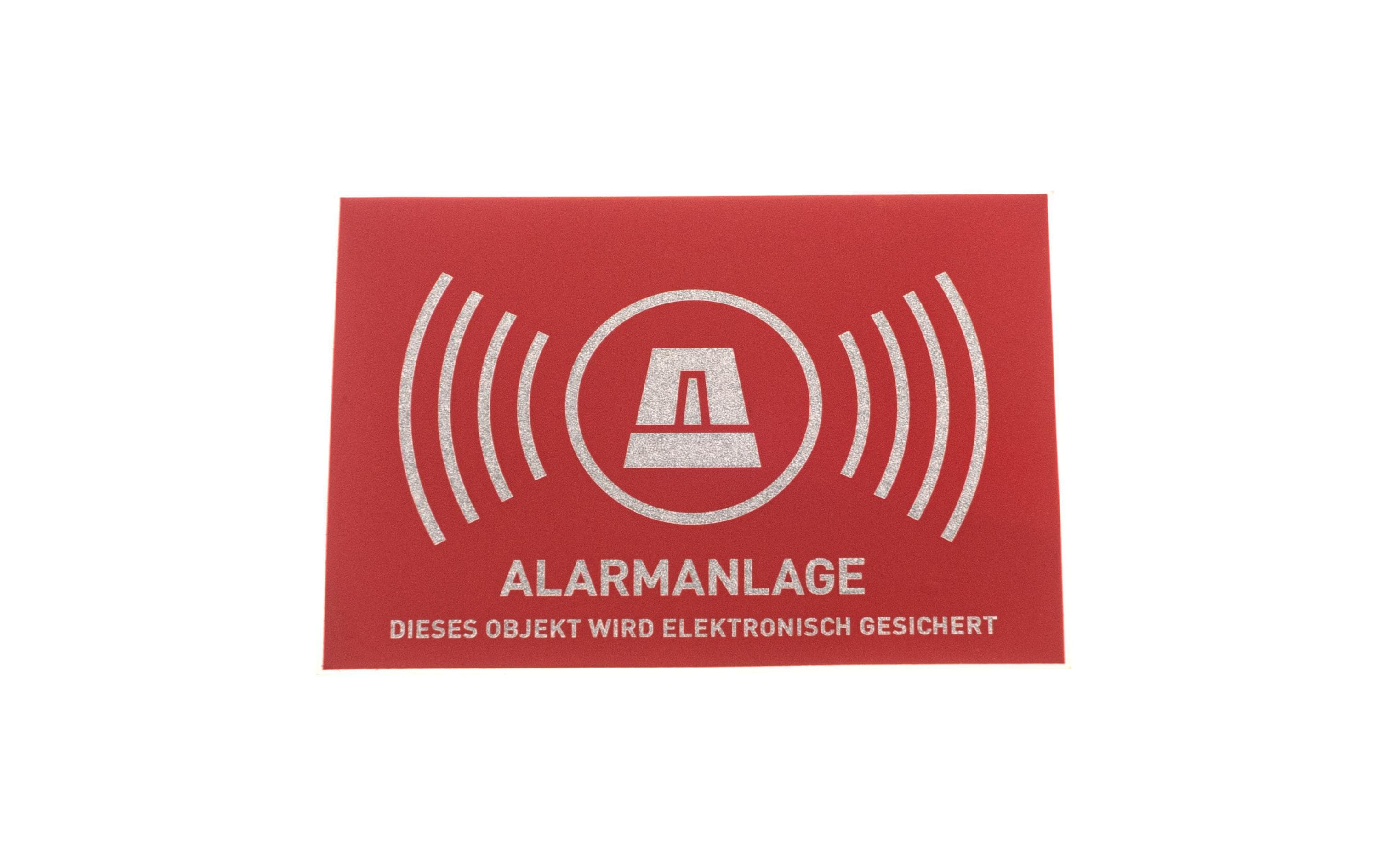 Abus Zubehör DE AU1323 Warnaufkleber S Abus Zubehör DE AU1323 Warnaufkleber S