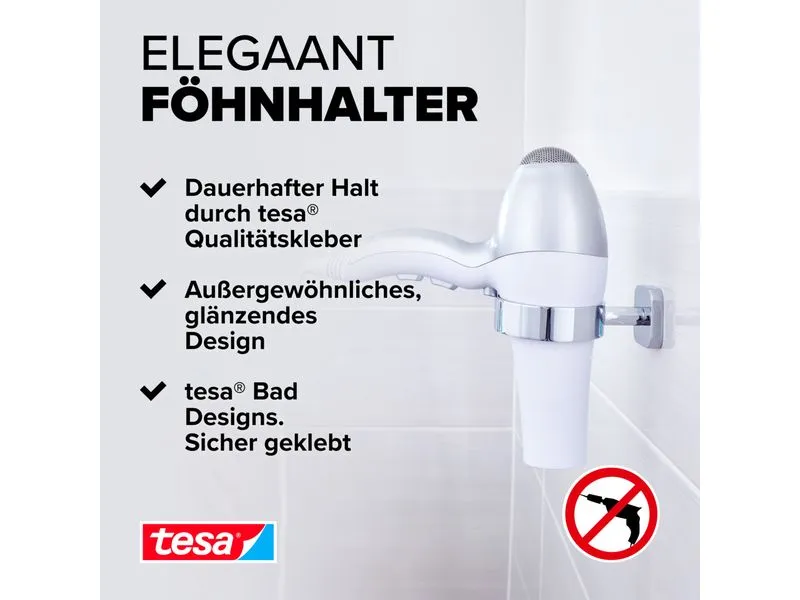 tesa ELEGAANT Silber, ohne Bohren tesa ELEGAANT Silber, ohne Bohren