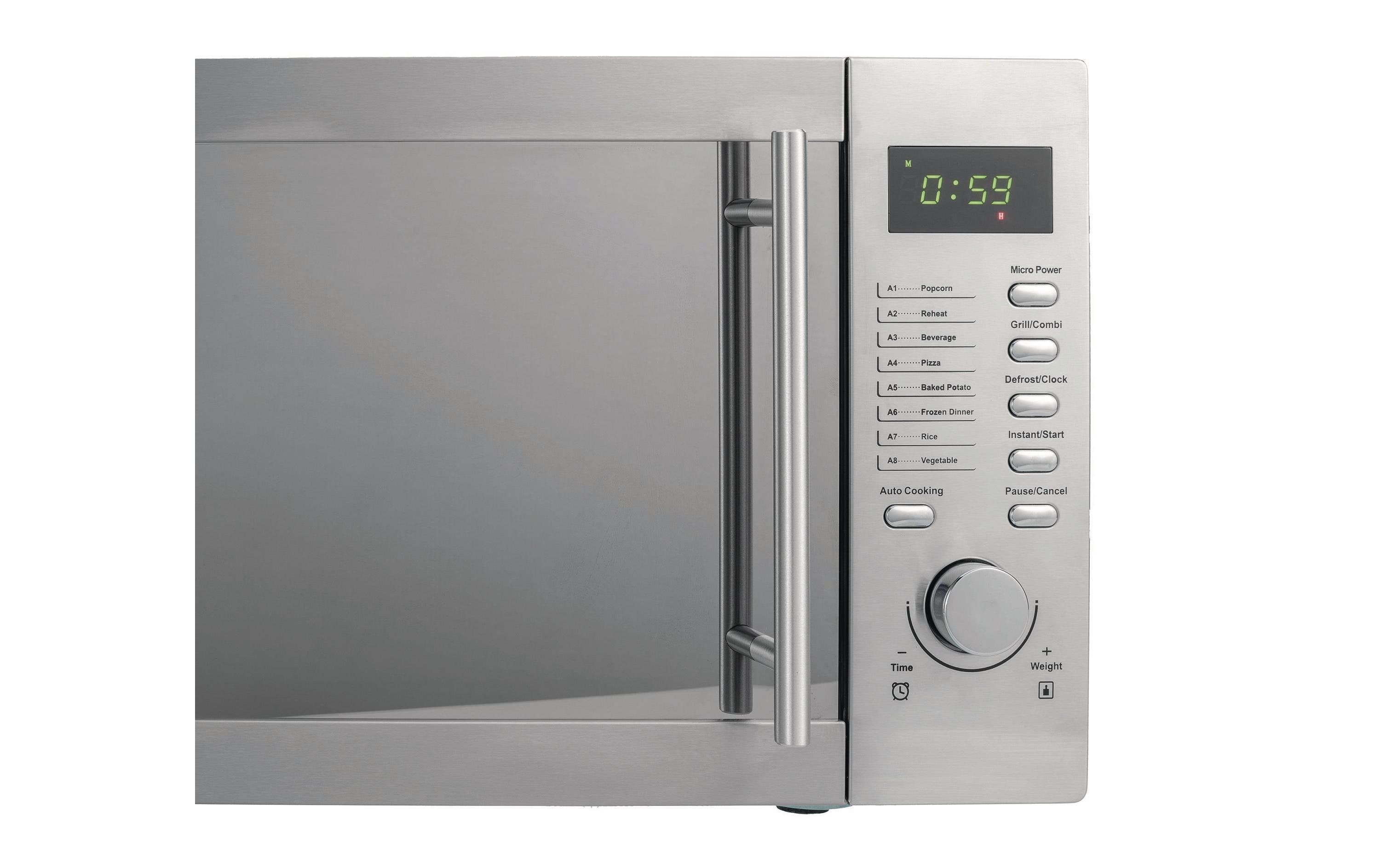 Koenig Mikrowelle mit Grill B01104 Silber