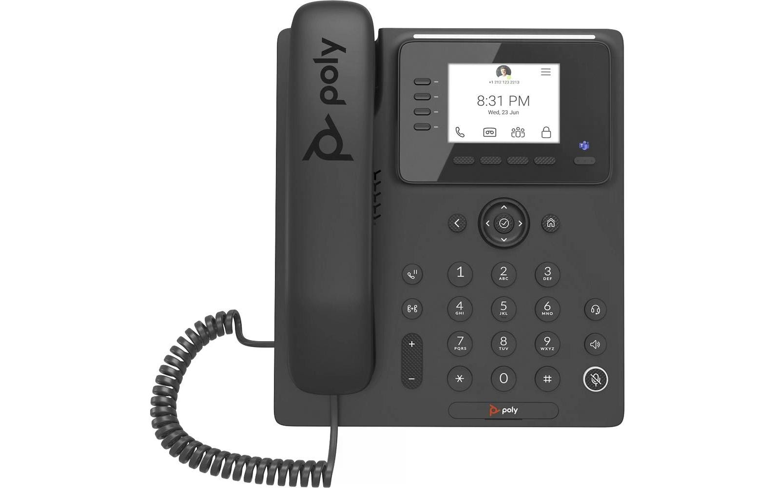 Poly Tischtelefon CCX 350 Microsoft Teams Schwarz Poly Tischtelefon CCX 350 Microsoft Teams Schwarz