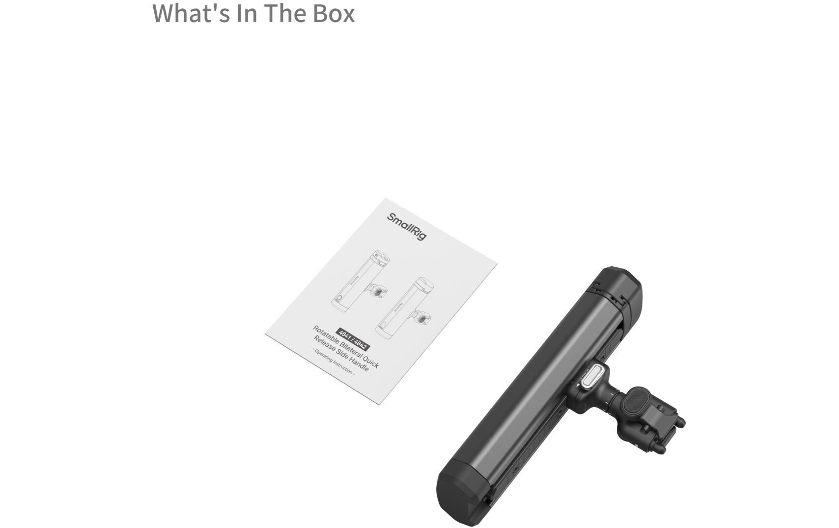 Smallrig Drehbarer, beidseitiger Seitengriff mit Schnellverschluss