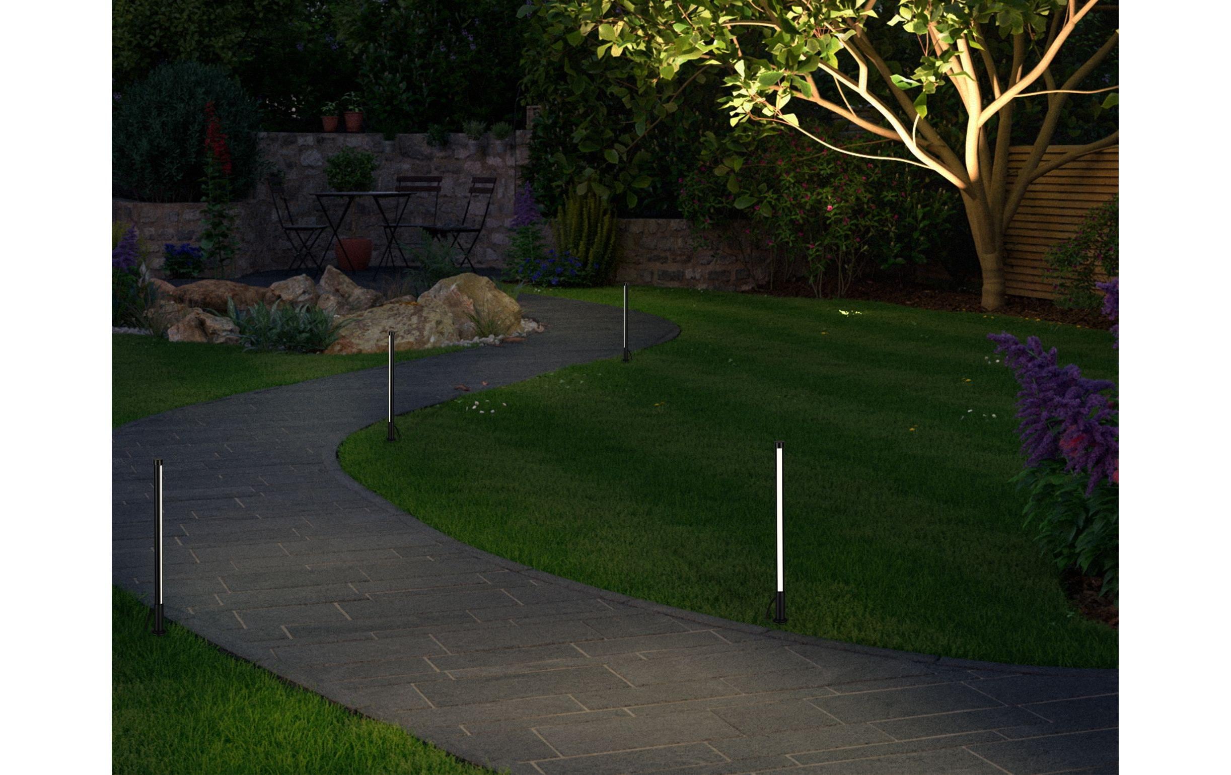 Paulmann Sockelleuchte Plug & Shine Poller 3000 K