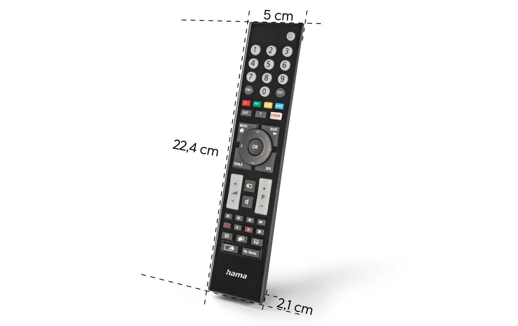 Hama Technics AG Universal-Fernbedienung IR lernfähig