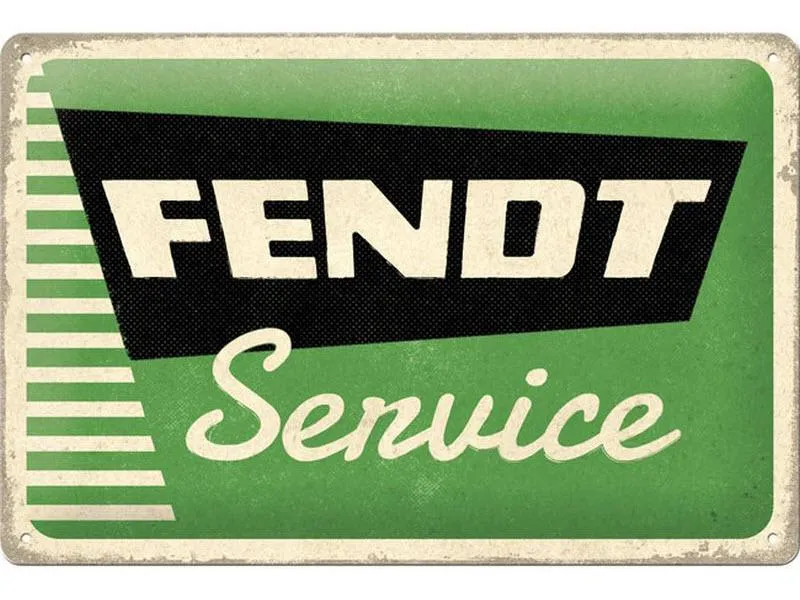 Nostalgic Art Schild Fendt Service 20 x 30 cm, Metall Nostalgic Art Schild Fendt Service 20 x 30 cm, Metall