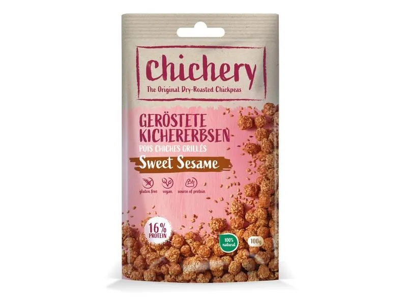 Chichery Geröstete Kichererbsen Sweet Sesame 100 g Chichery Geröstete Kichererbsen Sweet Sesame 100 g